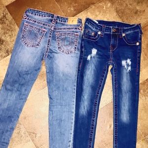 Lil girls true religion jeans